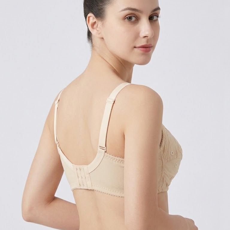 Premium Cotton Everyday Comfort Bra – Full Coverage & Support