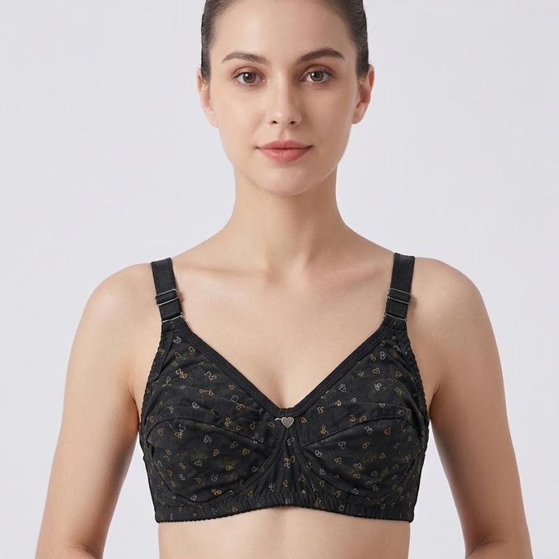 Premium Cotton Everyday Comfort Bra – Full Coverage & Support