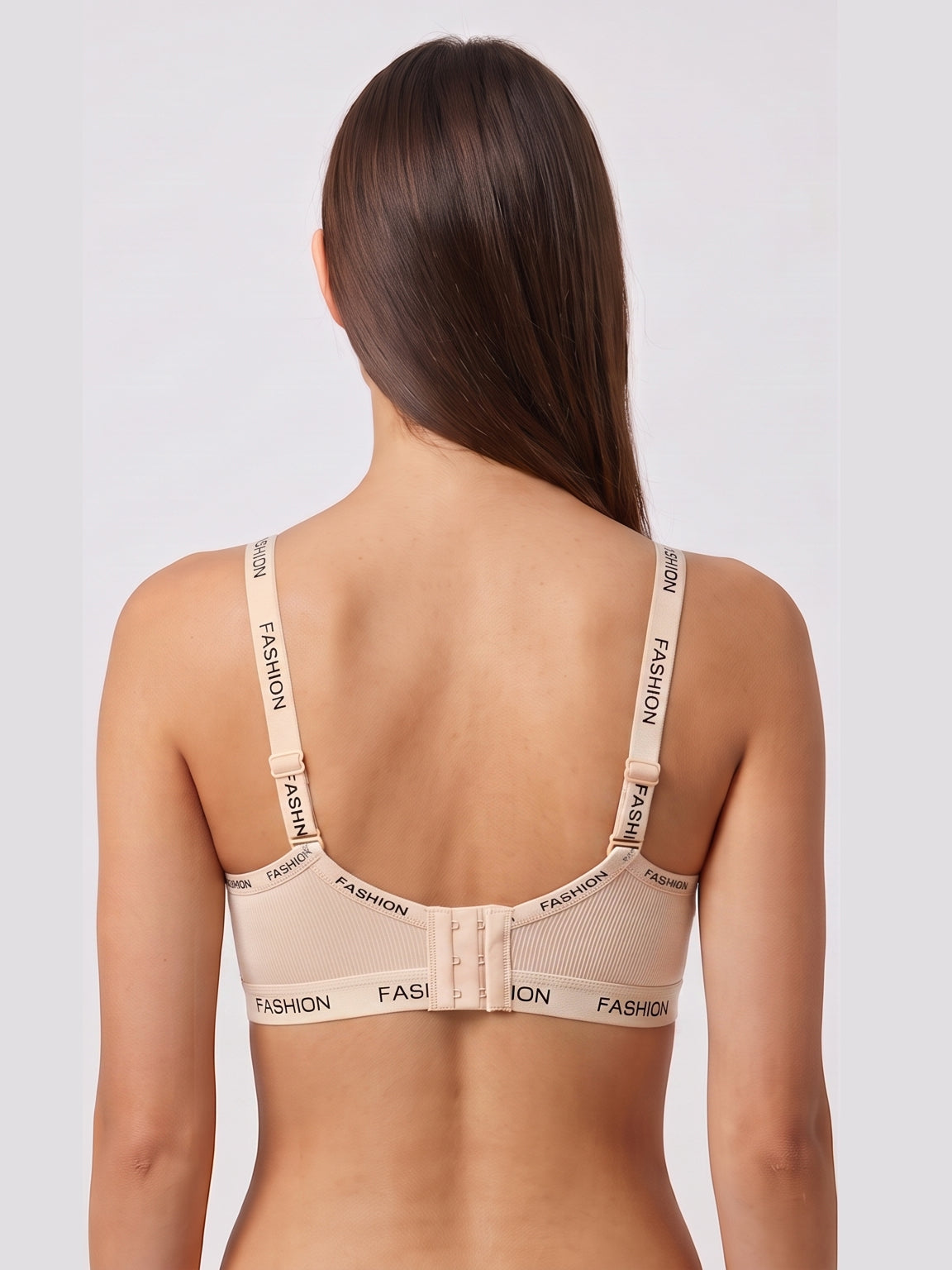 Ribbed Everyday Support Bra - Light Pink