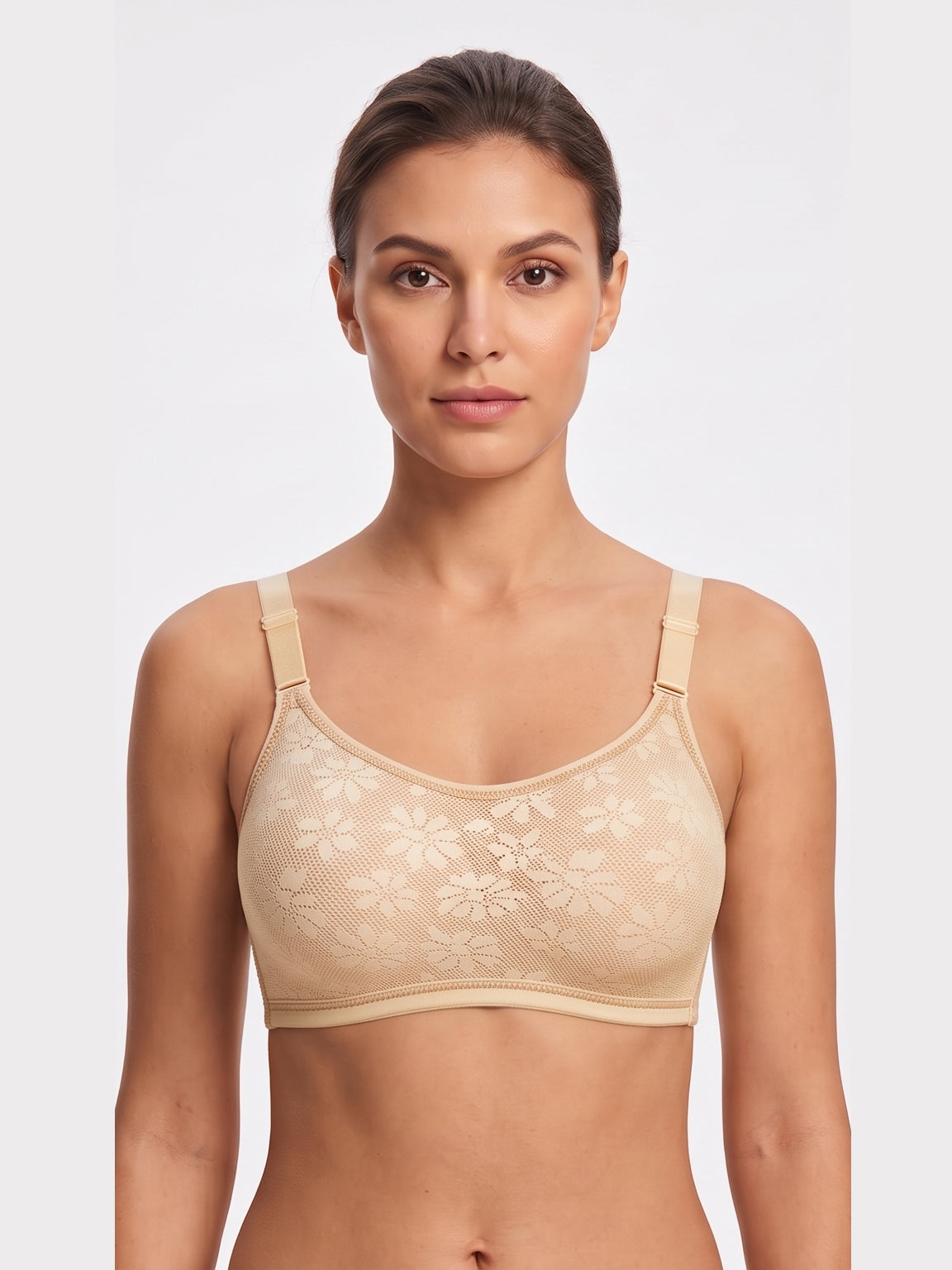 Floral Lace Wire free Bra – Skin