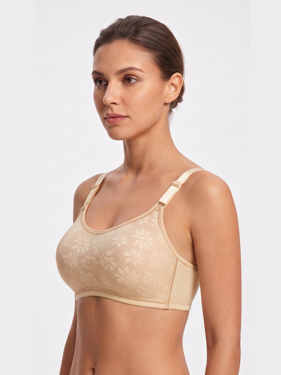Floral Lace Wire free Bra – Skin