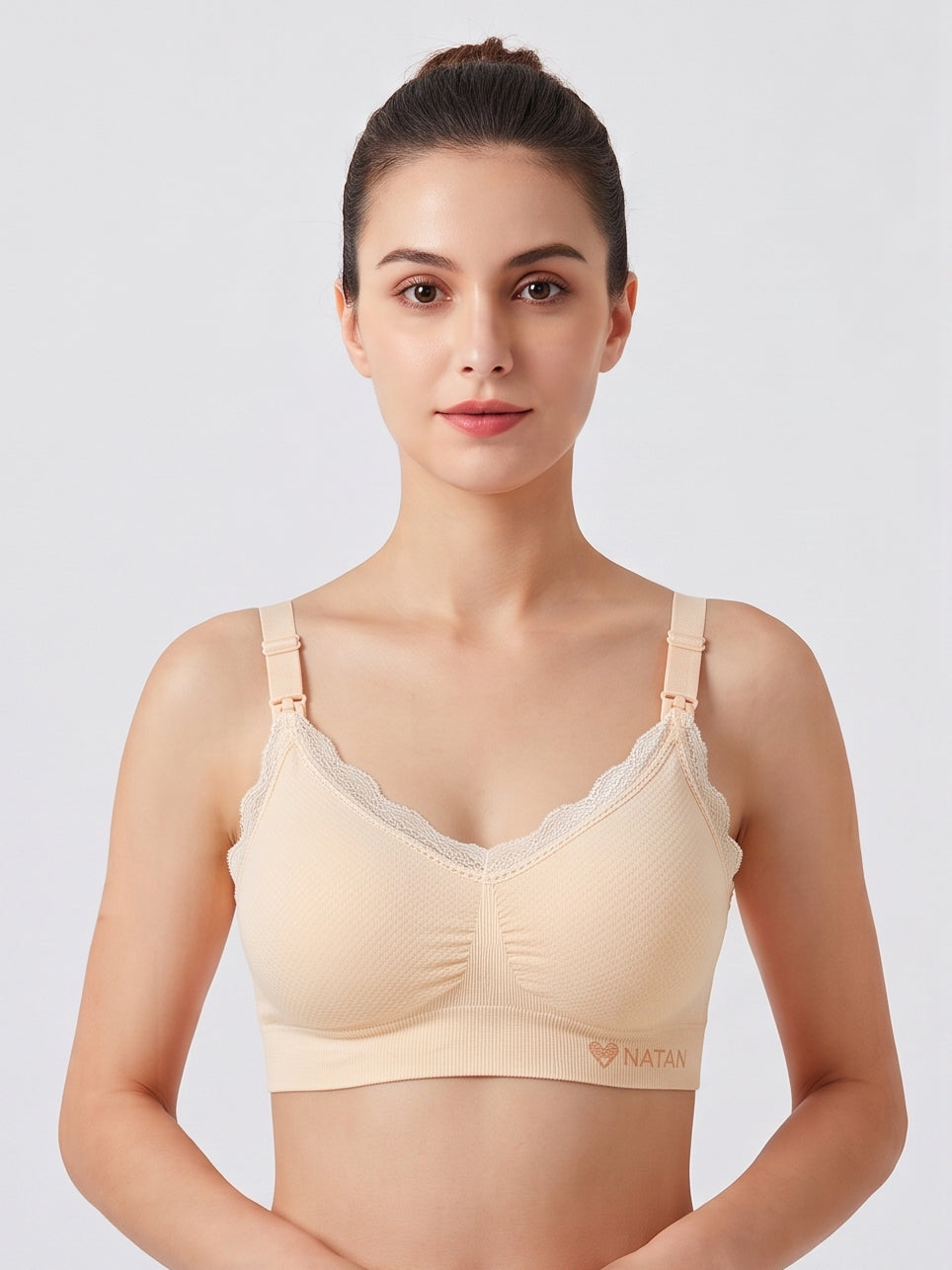 Comfortable Everyday Nursing Bra - Skin