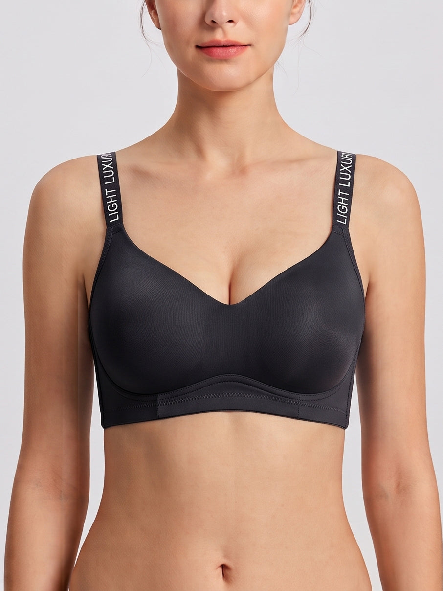 Smooth Fit Support Bra – Black