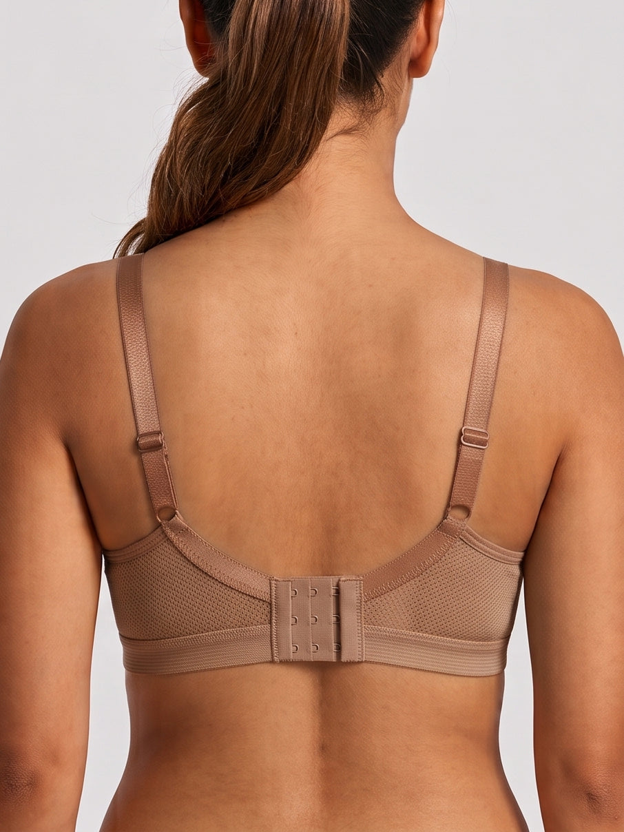 Soft Everyday Wirefree Bra - Brown