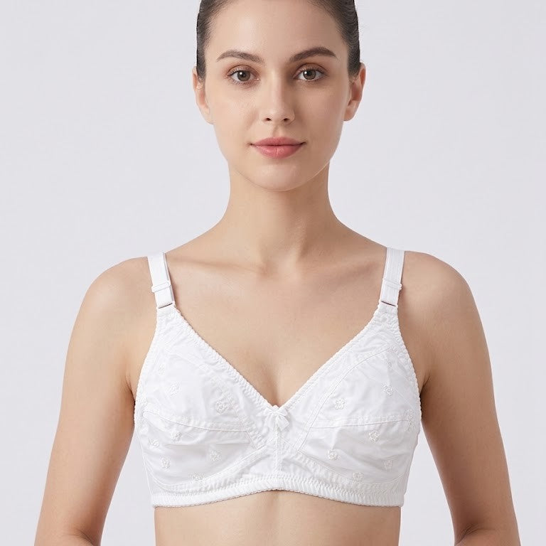 Premium Cotton Everyday Comfort Bra – Full Coverage & Support
