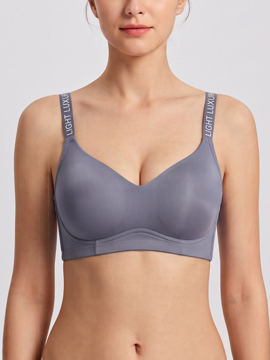 Smooth Fit Support Bra – Gray