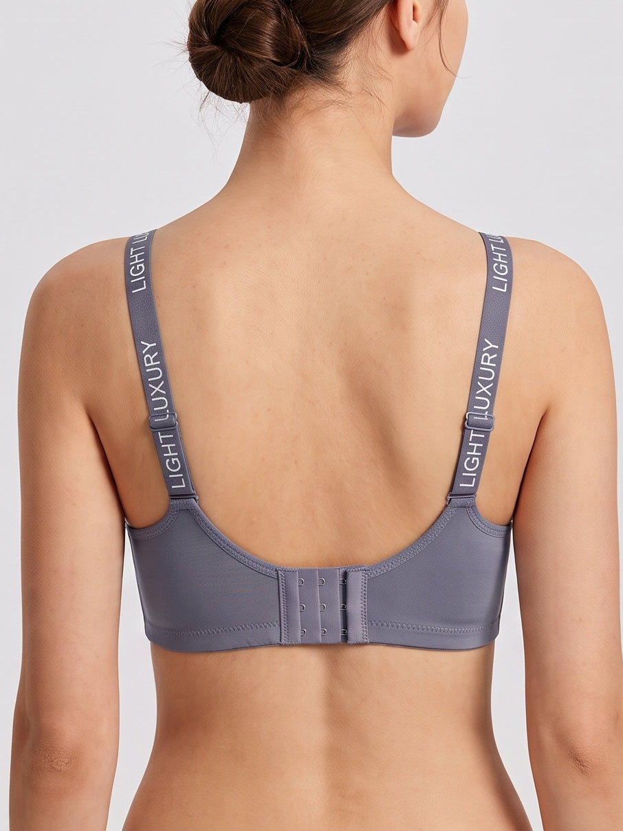 Smooth Fit Support Bra – Gray
