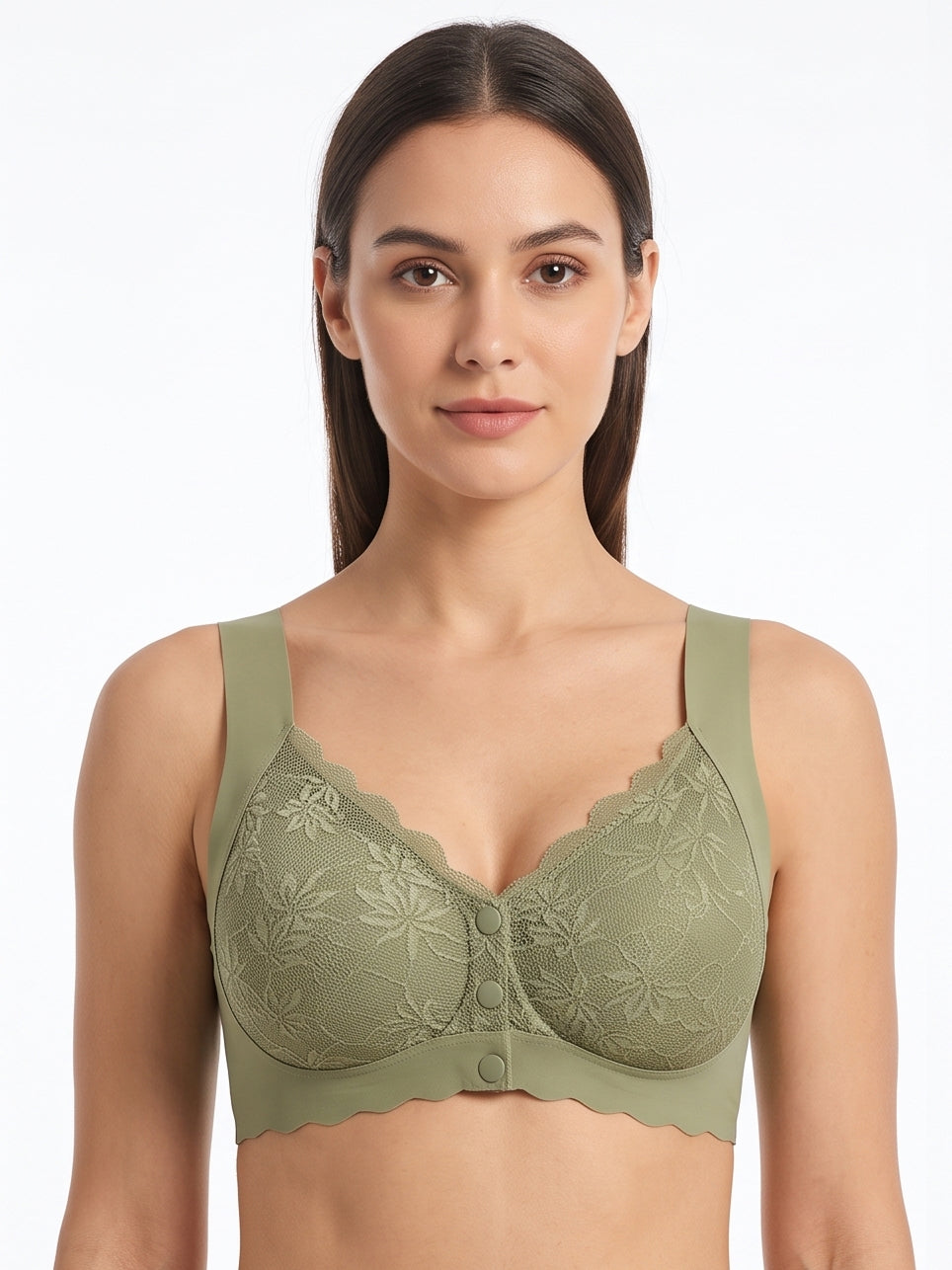 Everyday Comfort Nursing Bra - Olive