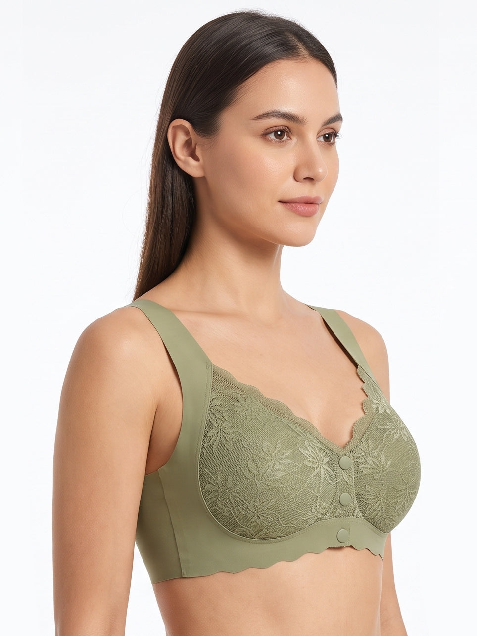 Everyday Comfort Nursing Bra - Olive