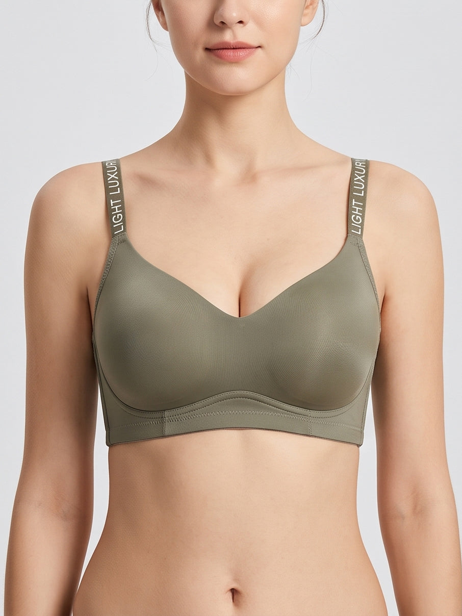 Smooth Fit Support Bra – Olive