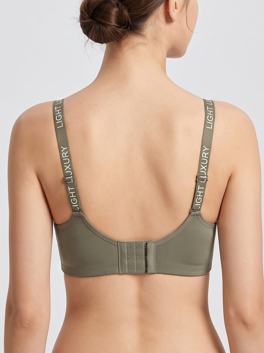 Smooth Fit Support Bra – Olive