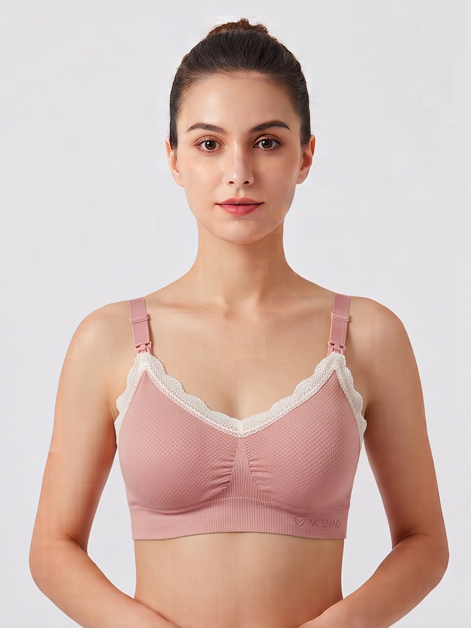 Comfortable Everyday Nursing Bra - Pink